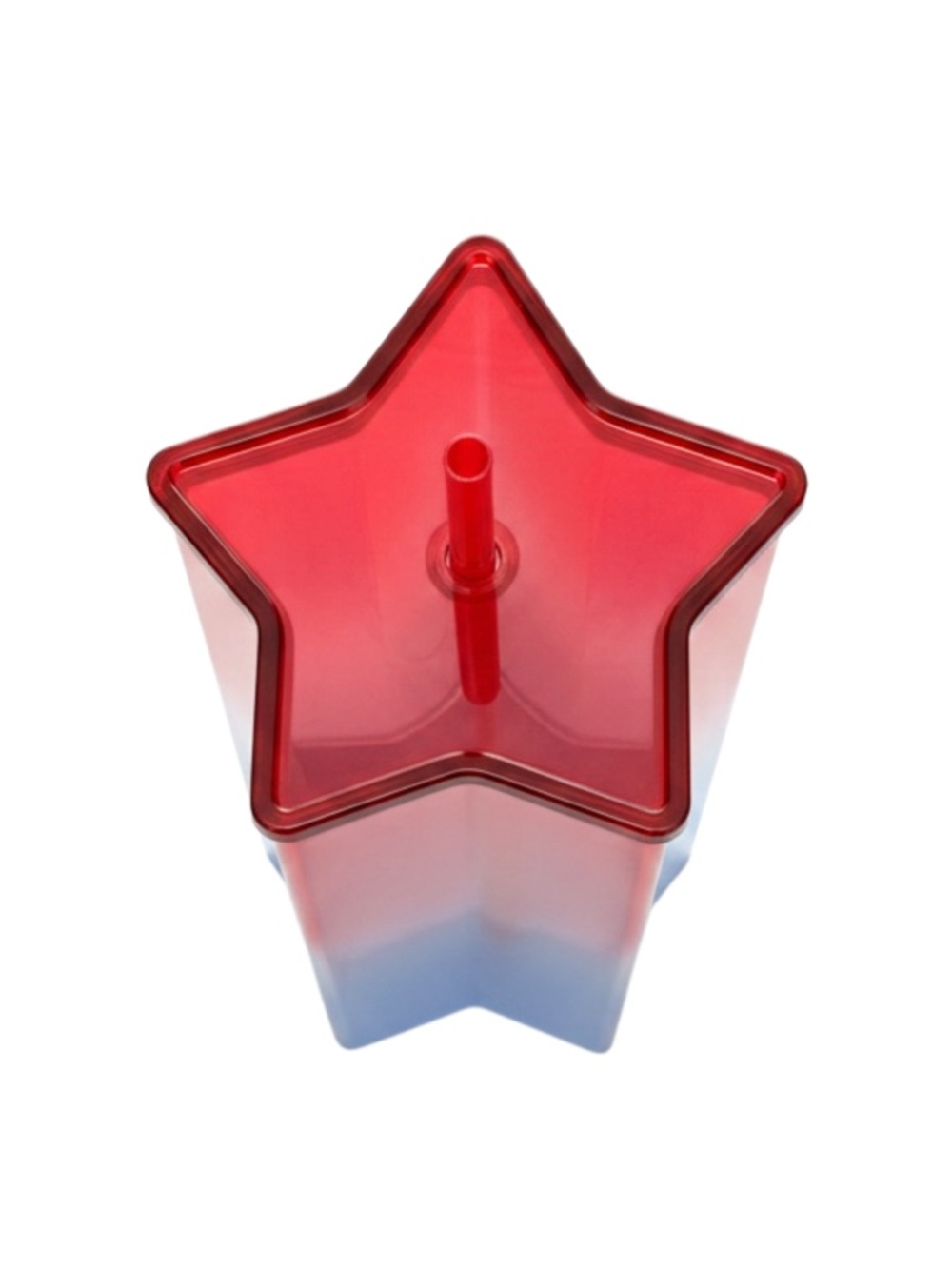 Red to Blue Ombre Star Tumbler with Straw - Home Dining - Picture 3 of 3